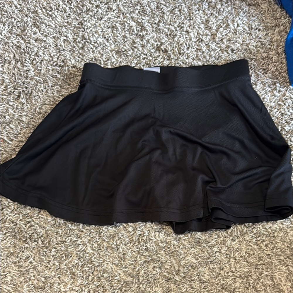 Varsity Black Skirt